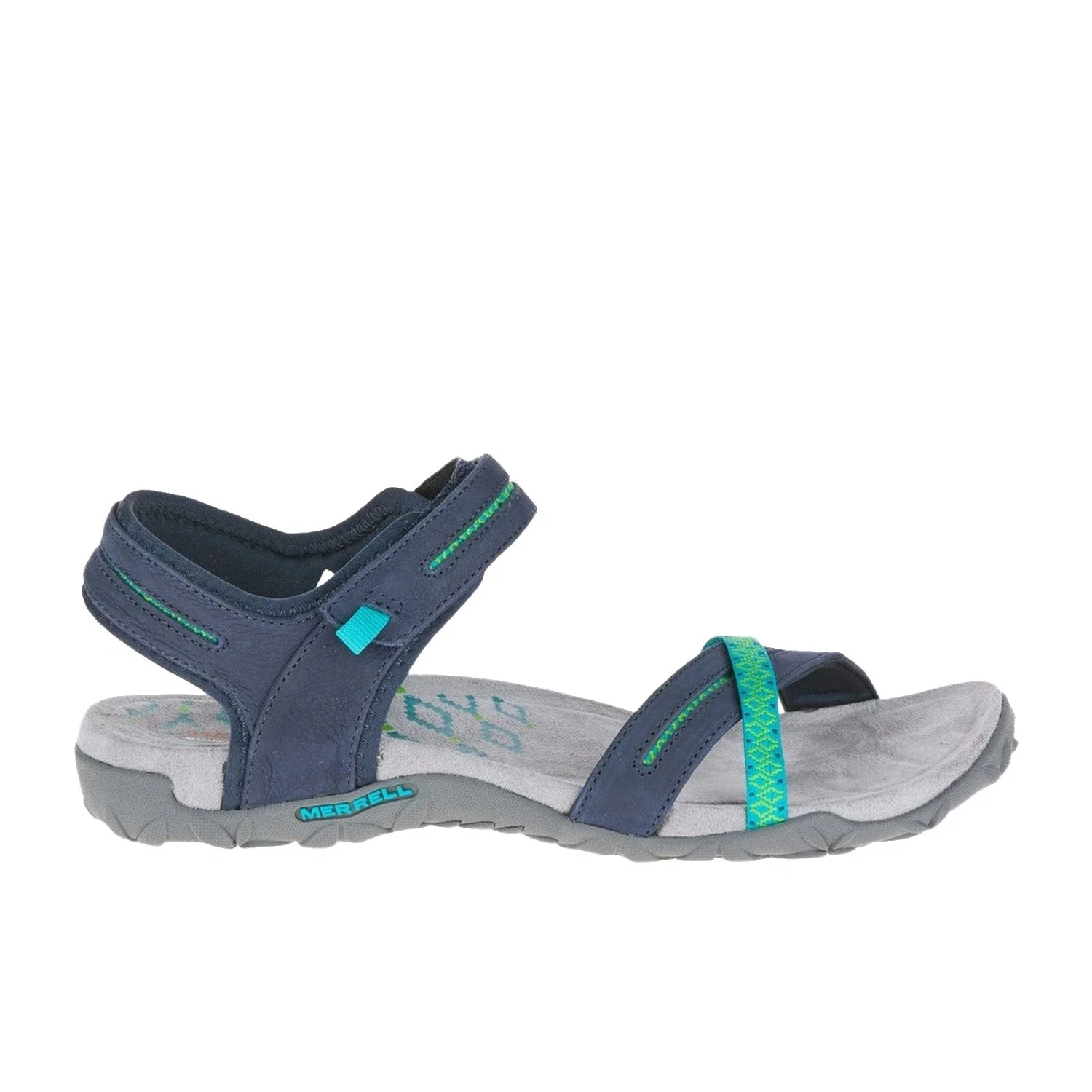 Merrell Terran Cross II Kadın Mavi Sandalet - Lacivert