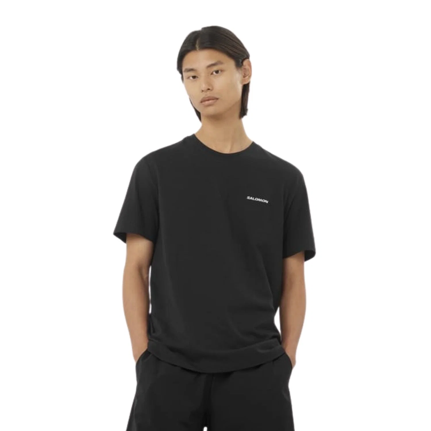 Salomon Chest Logo Regular Erkek Tişört — görsel 2
