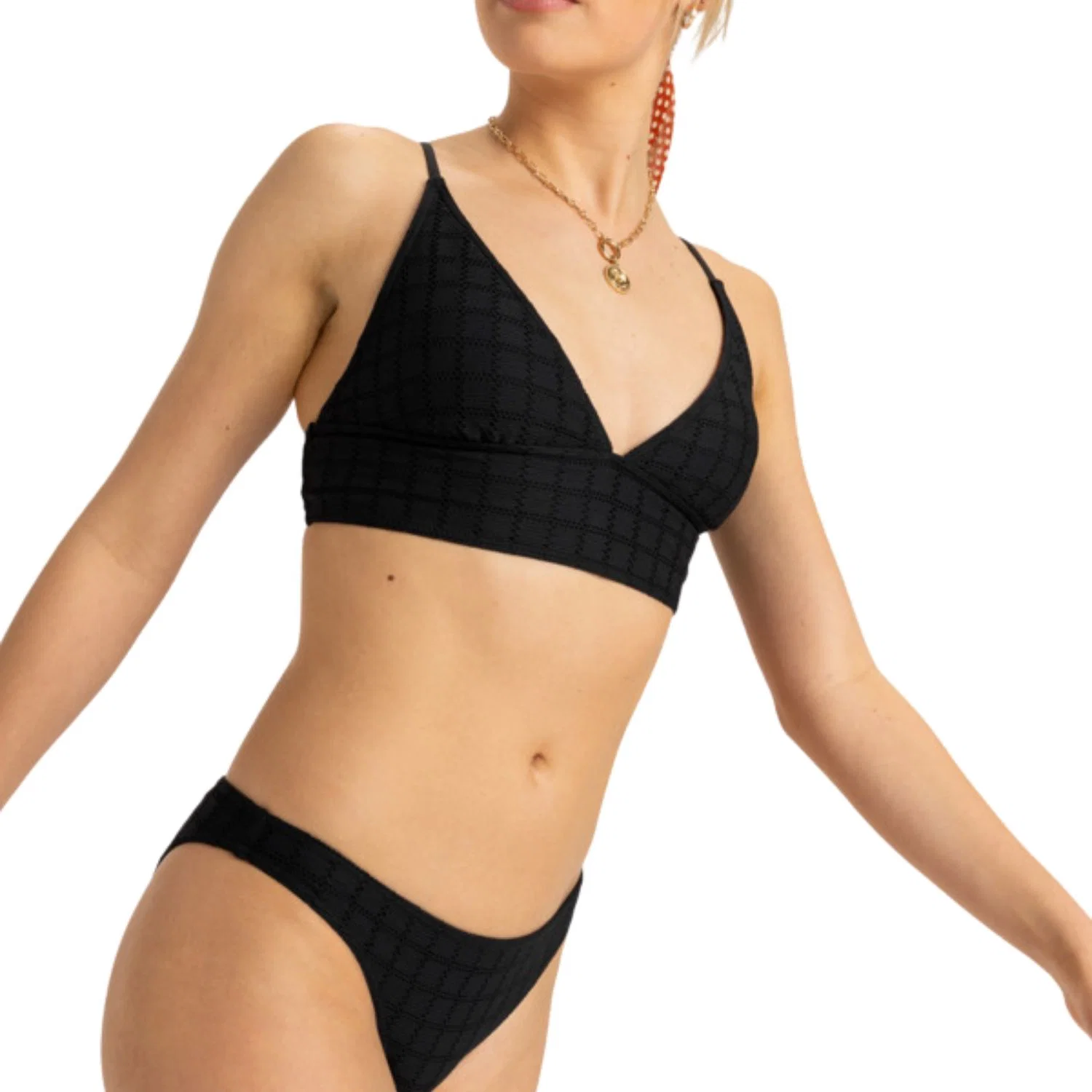 Roxy Camilo Moderate Kadın Siyah Bikini Alt - Siyah — görsel 4