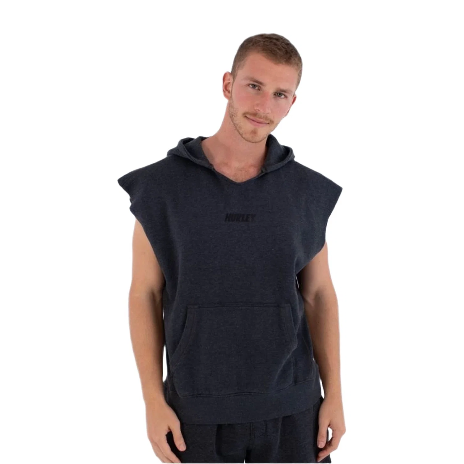 Hurley Erkek Kolsuz Spor Kapüşonlu Sweatshirt - Muscle