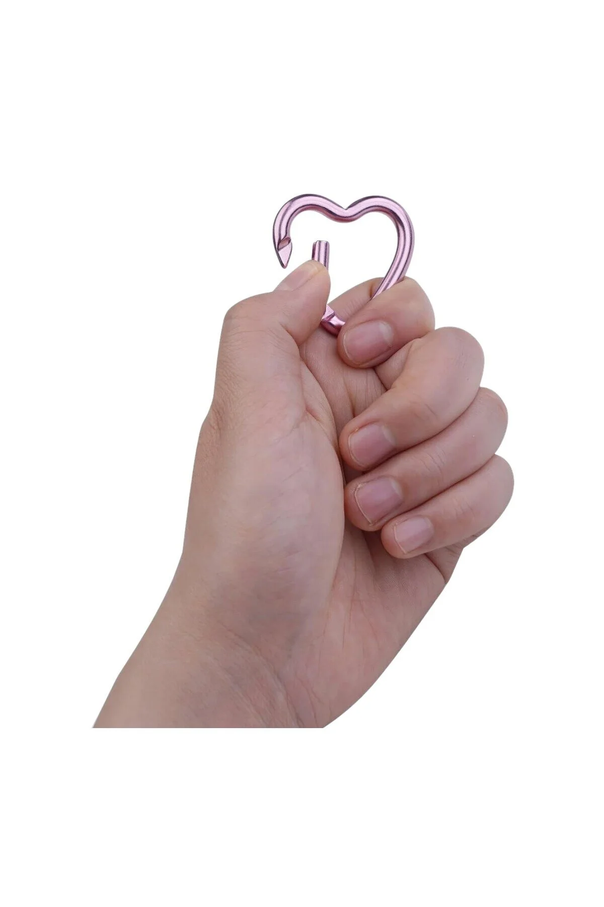 Munkees Mini Kalp Karabin Anahtarlık — görsel 3