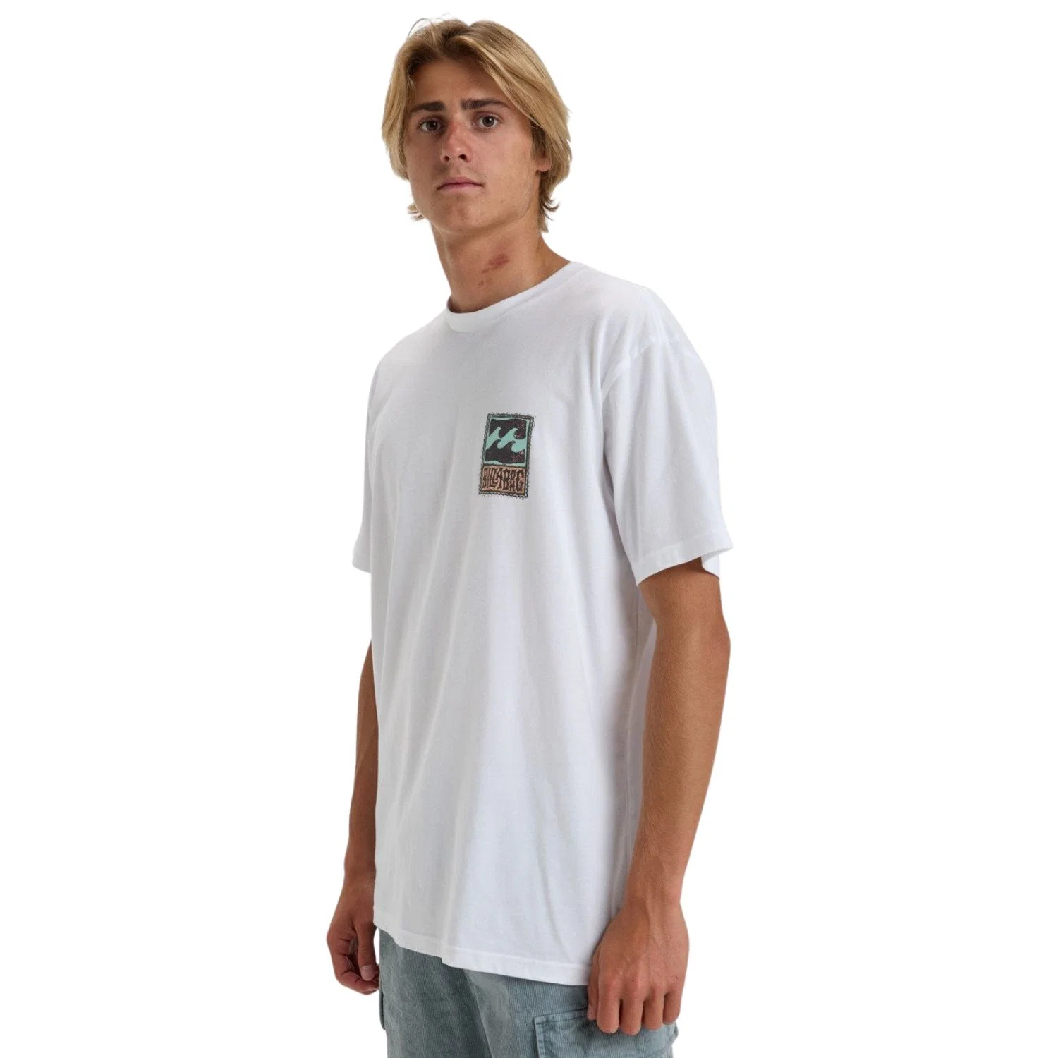 Billabong Stamp Erkek Beyaz Kısa Kollu Tişört — görsel 3