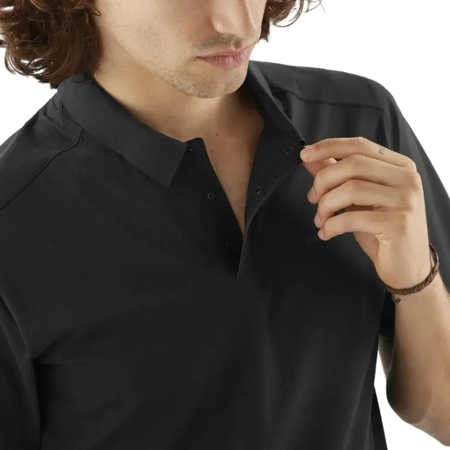 Salomon Trackline Polo Erkek Tişört — görsel 2