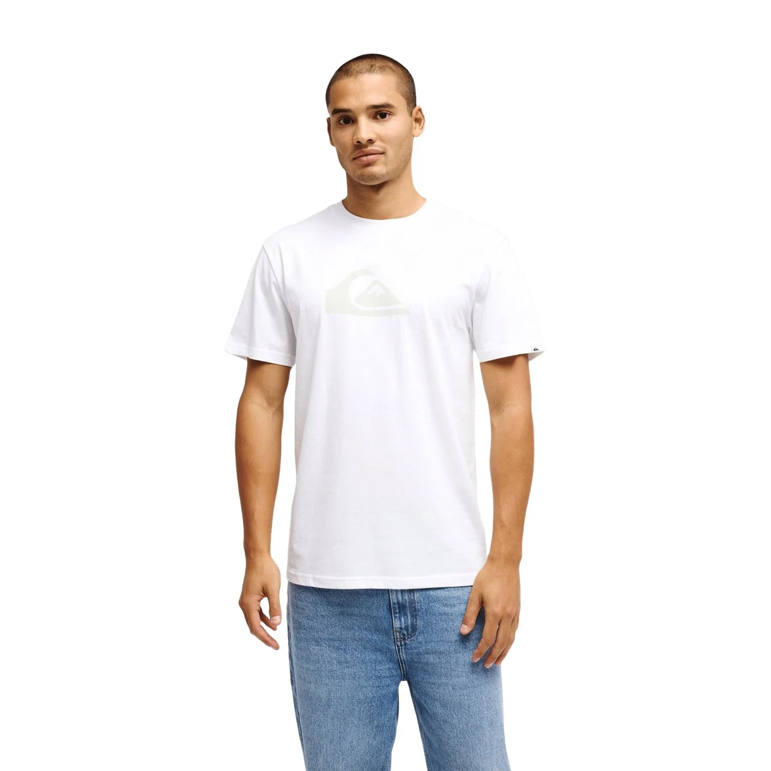 Quiksilver Ev Comp Logo Beyaz Erkek Tişört — görsel 5