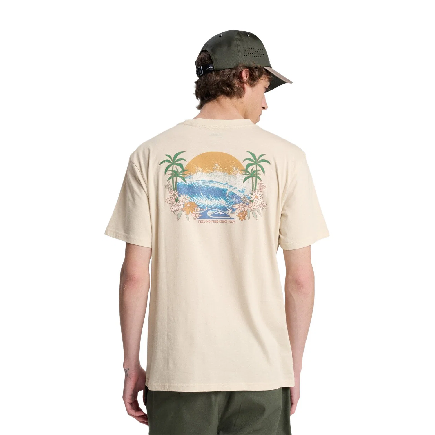 Quiksilver Ev Barrel Parad Erkek Tişört — görsel 4