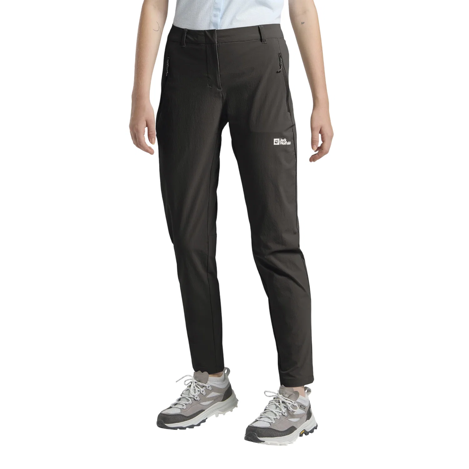 Jack Wolfskin Hikeout Kadın Siyah Trekking Pantolonu