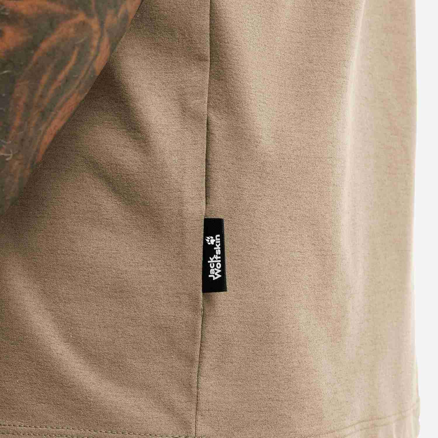 Jack Wolfskin Travel Erkek Bej Tişört - Bej — görsel 2