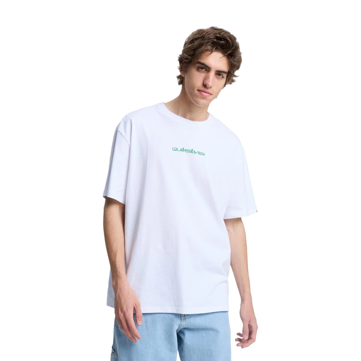 Quiksilver Fractured Wave Erkek Beyaz Kısa Kollu Tişört — görsel 5
