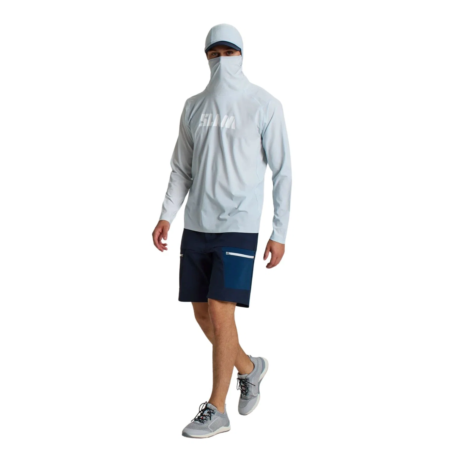Slam Od Tech Hooded Erkek Tişört - Gri — görsel 3