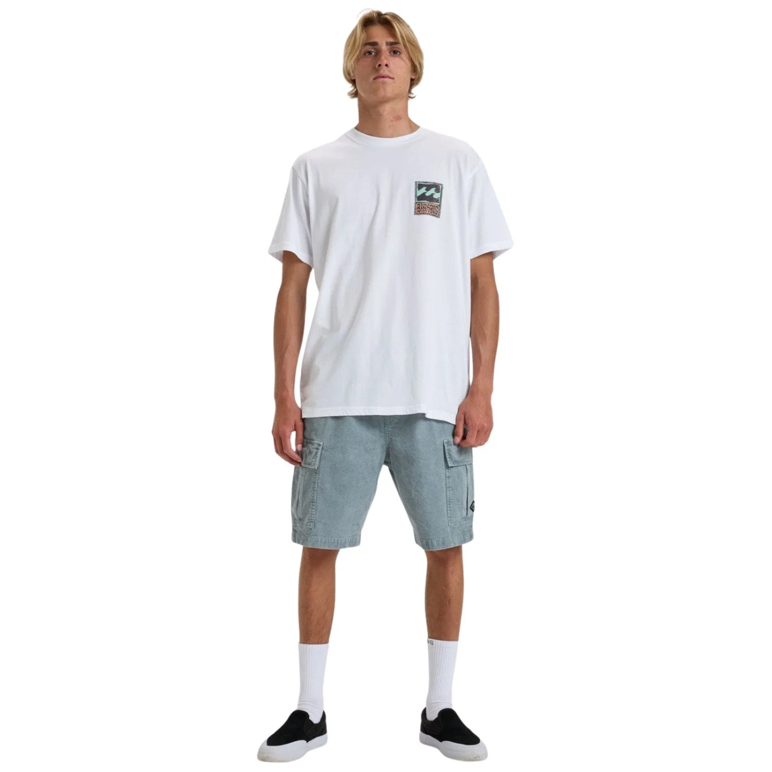 Billabong Stamp Erkek Beyaz Kısa Kollu Tişört — görsel 2