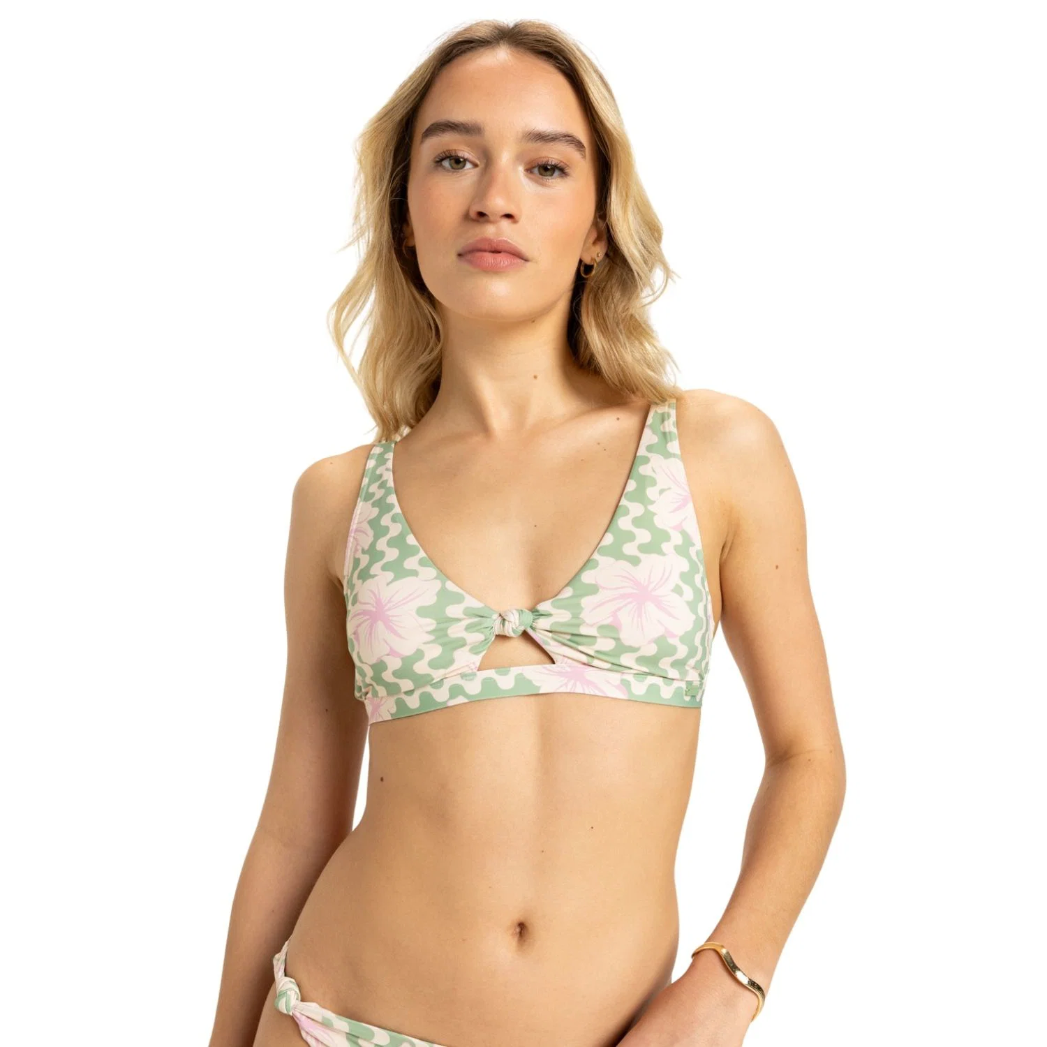 Roxy Hibiscus Daze Elong Tri Bra Kadın Bikini Üstü