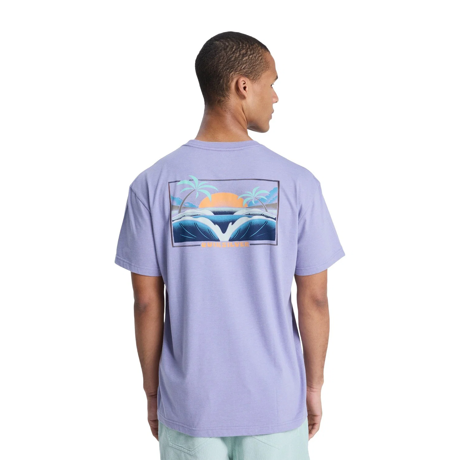 Quiksilver Hellbender Erkek Mor Kısa Kollu Tişört — görsel 5