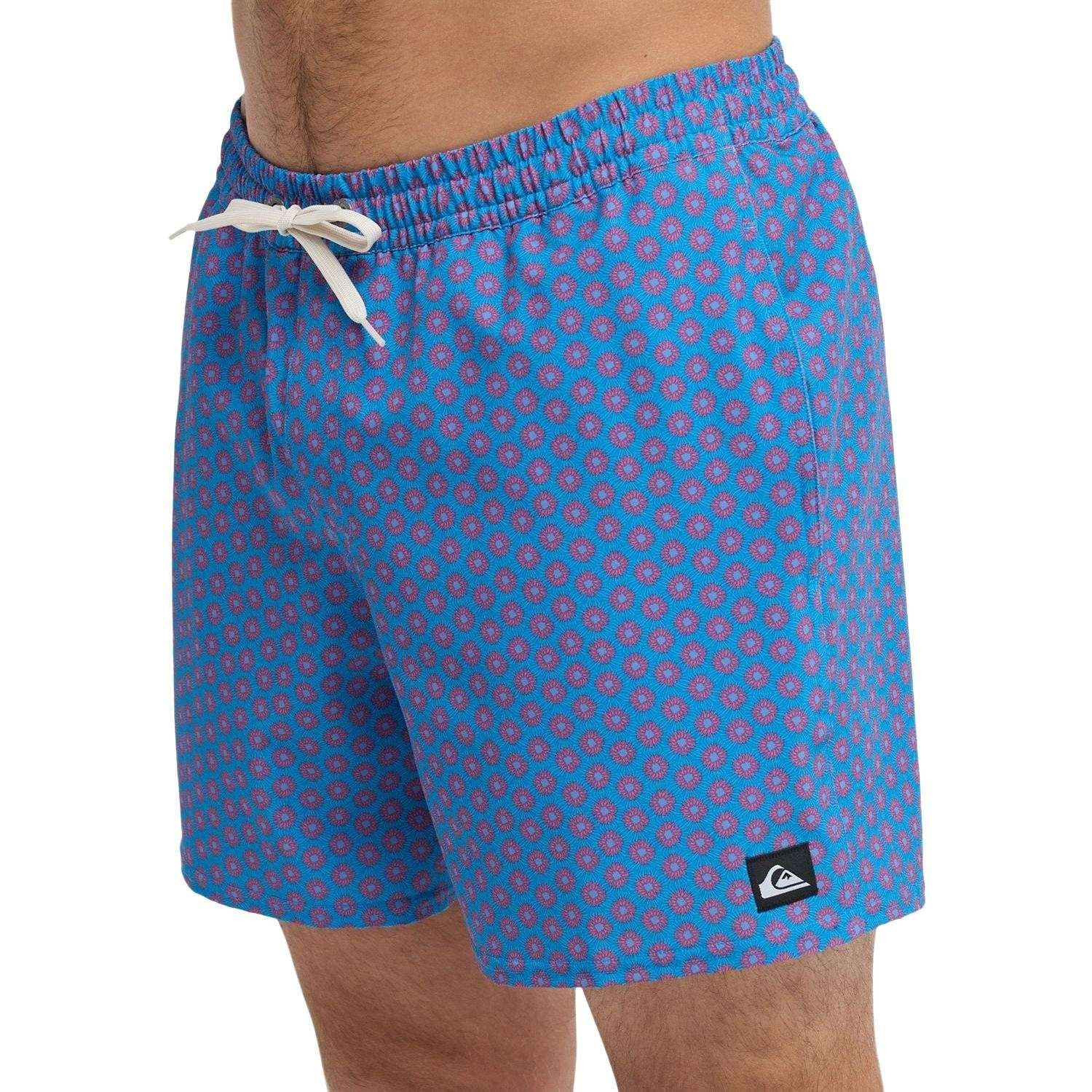 Quiksilver Stretch Printed Erkek Mavi Deniz Şortu — görsel 3