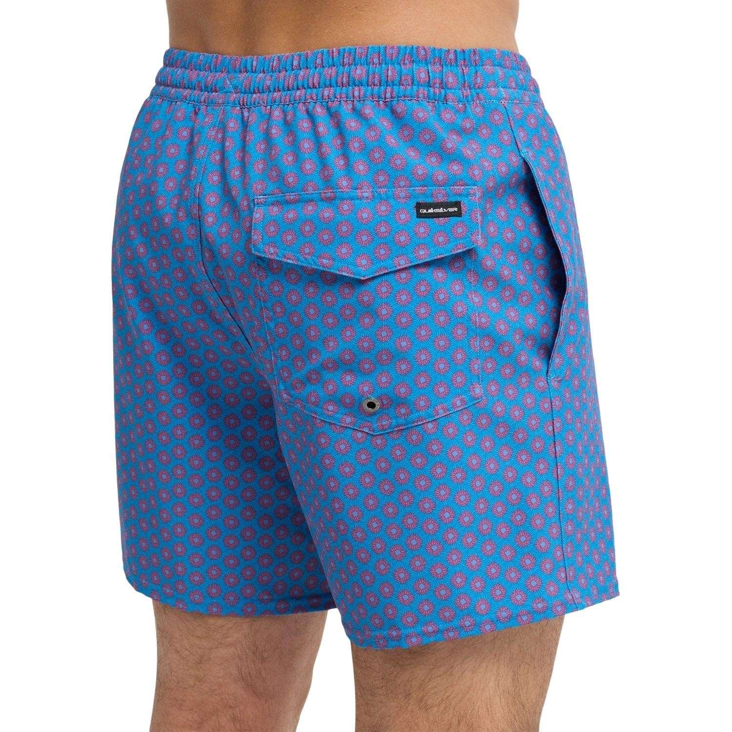 Quiksilver Stretch Printed Erkek Mavi Deniz Şortu — görsel 2