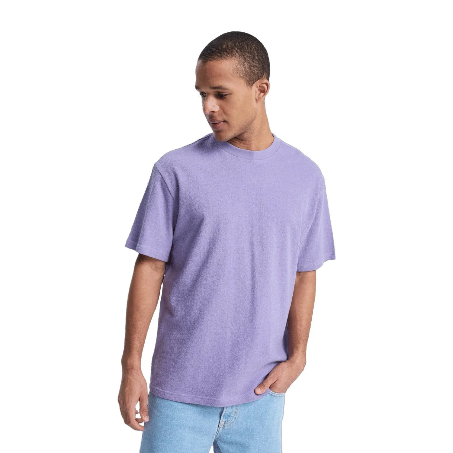 Quiksilver Bayi Erkek Mor Tişört