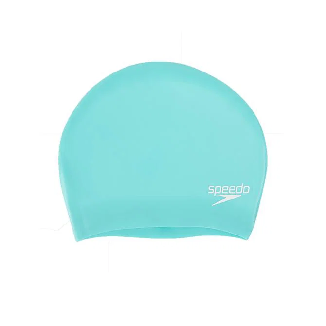 Speedo Long Hair Cap Au Green