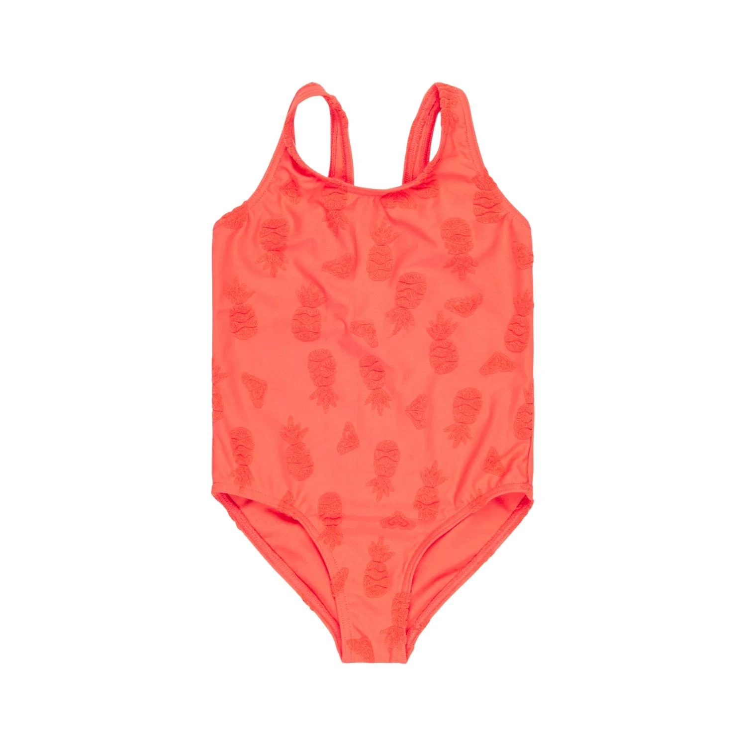 Roxy Pineapple Pop One Piece Kız Çocuk Turuncu Mayo - Mercan