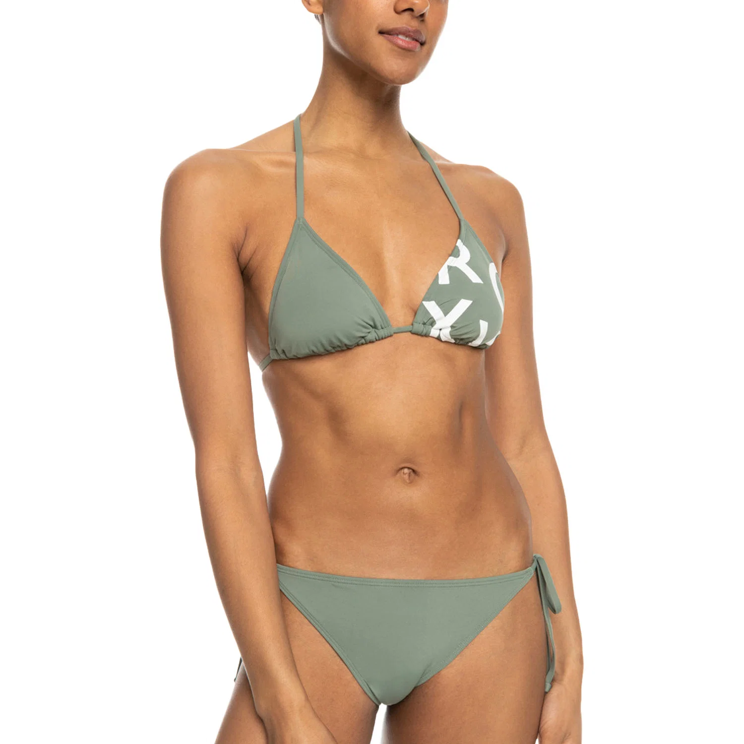 Roxy Beach Classics Bağlamalı Yan Üçgen Bikini Takımı — görsel 3