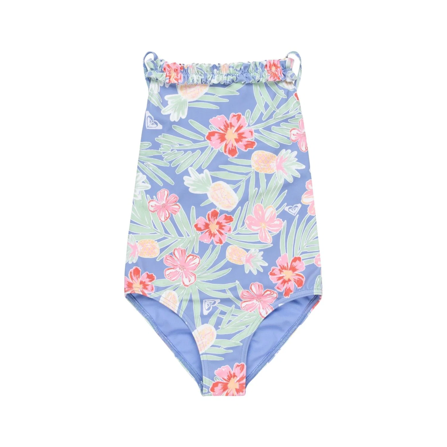 Roxy Tropical Story One Piece Kız Çocuk Mavi Mayo - Mavi