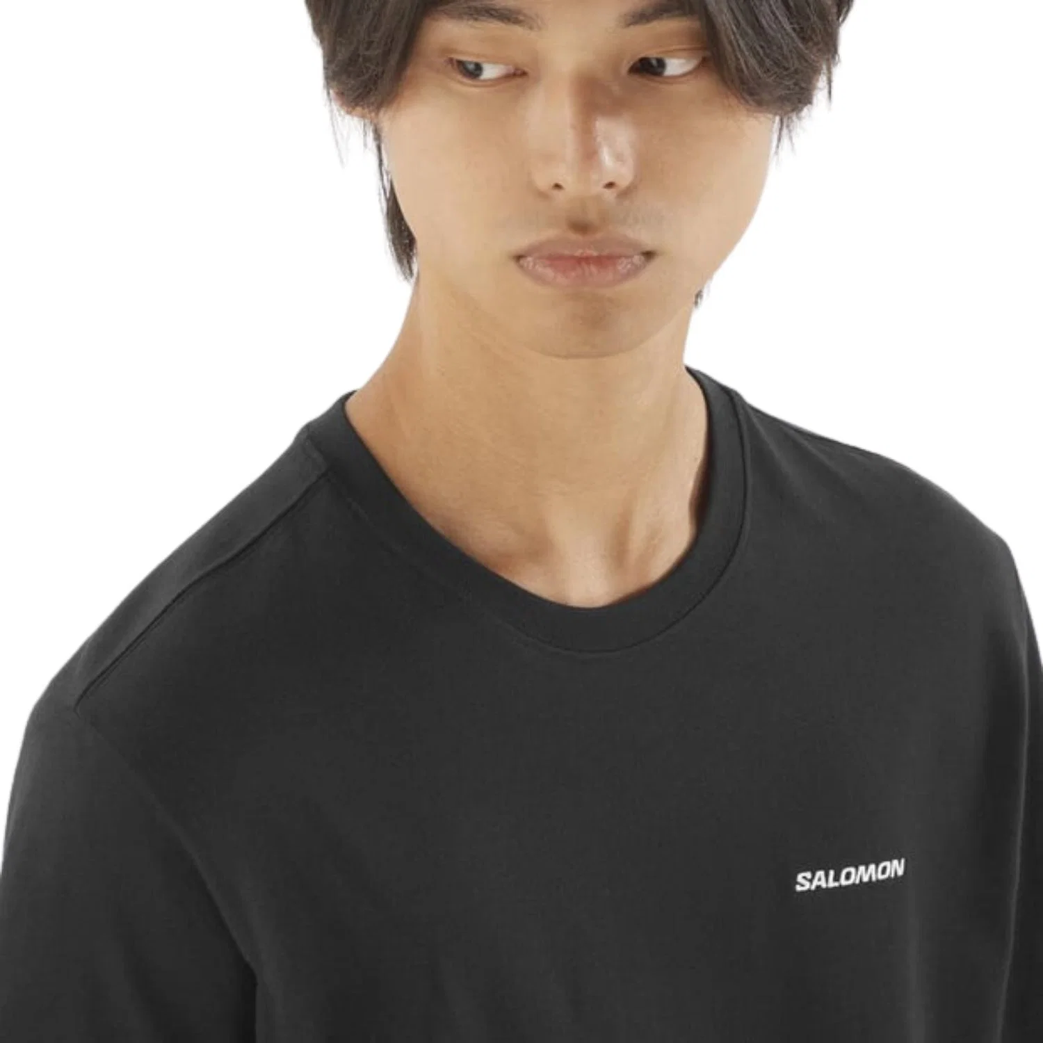 Salomon Chest Logo Regular Erkek Tişört — görsel 4