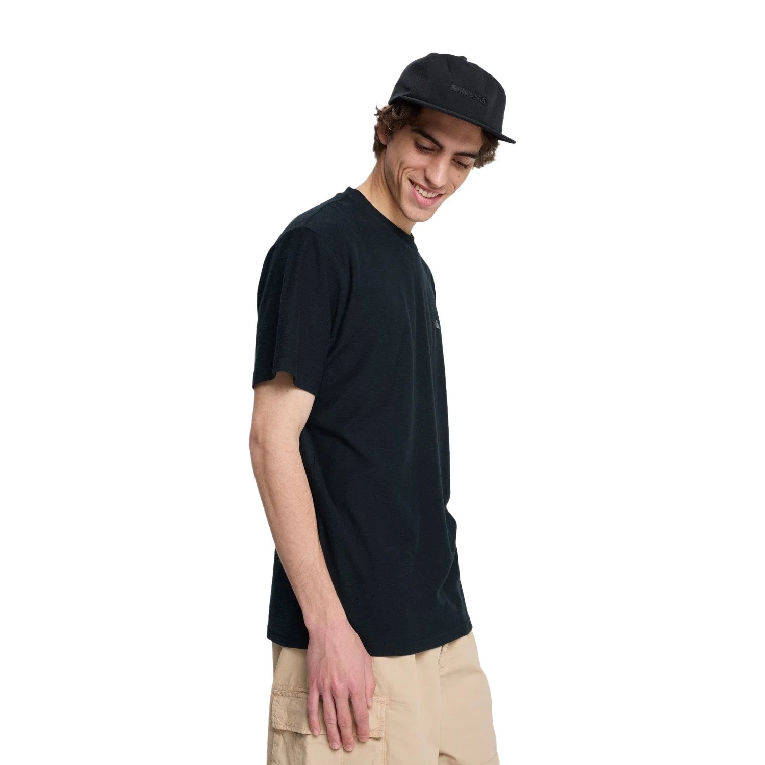 Quiksilver Slub Yuvarlak Yaka Erkek Tişört — görsel 3