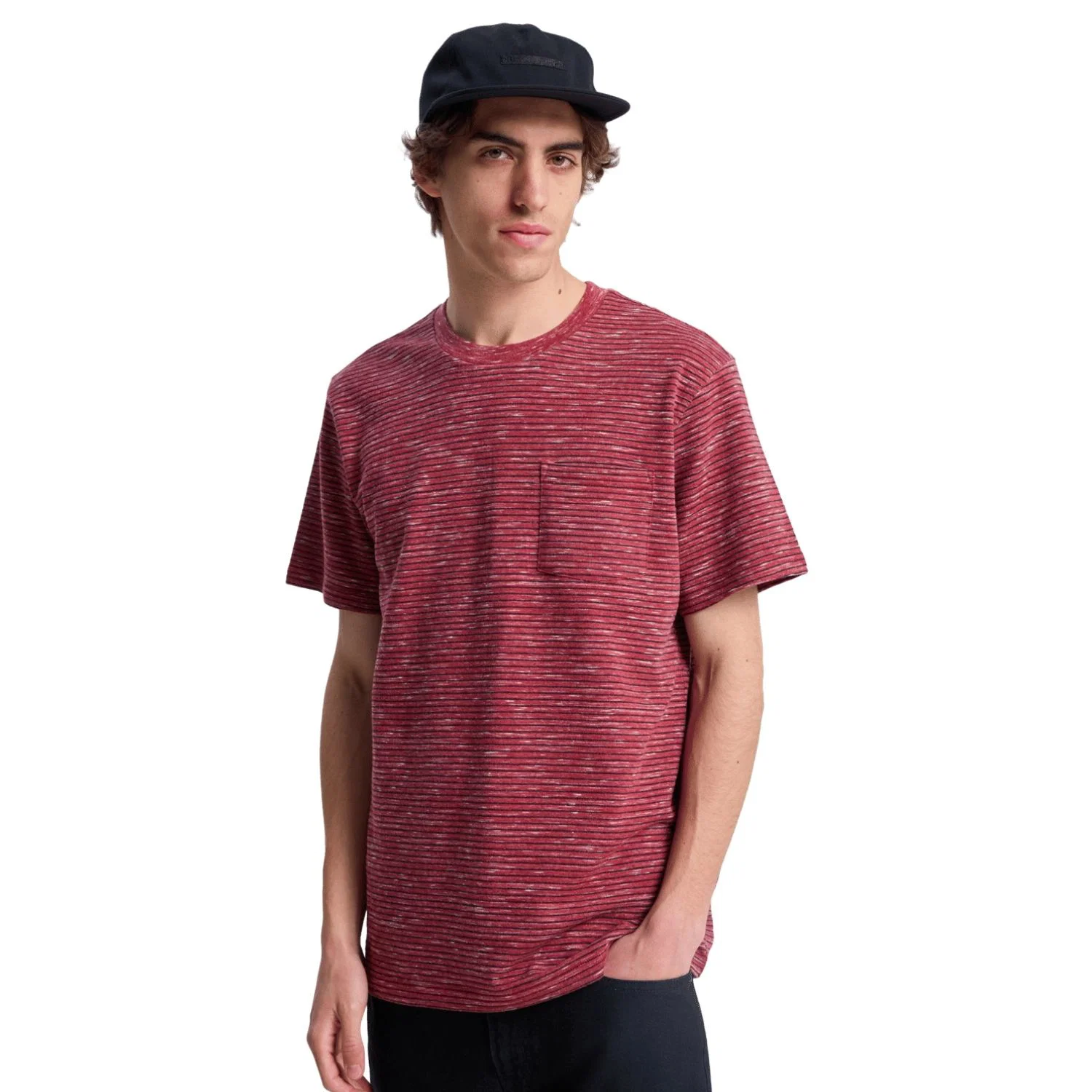 Quiksilver Lopaz Striped Pocket Erkek Kısa Kollu Tişört