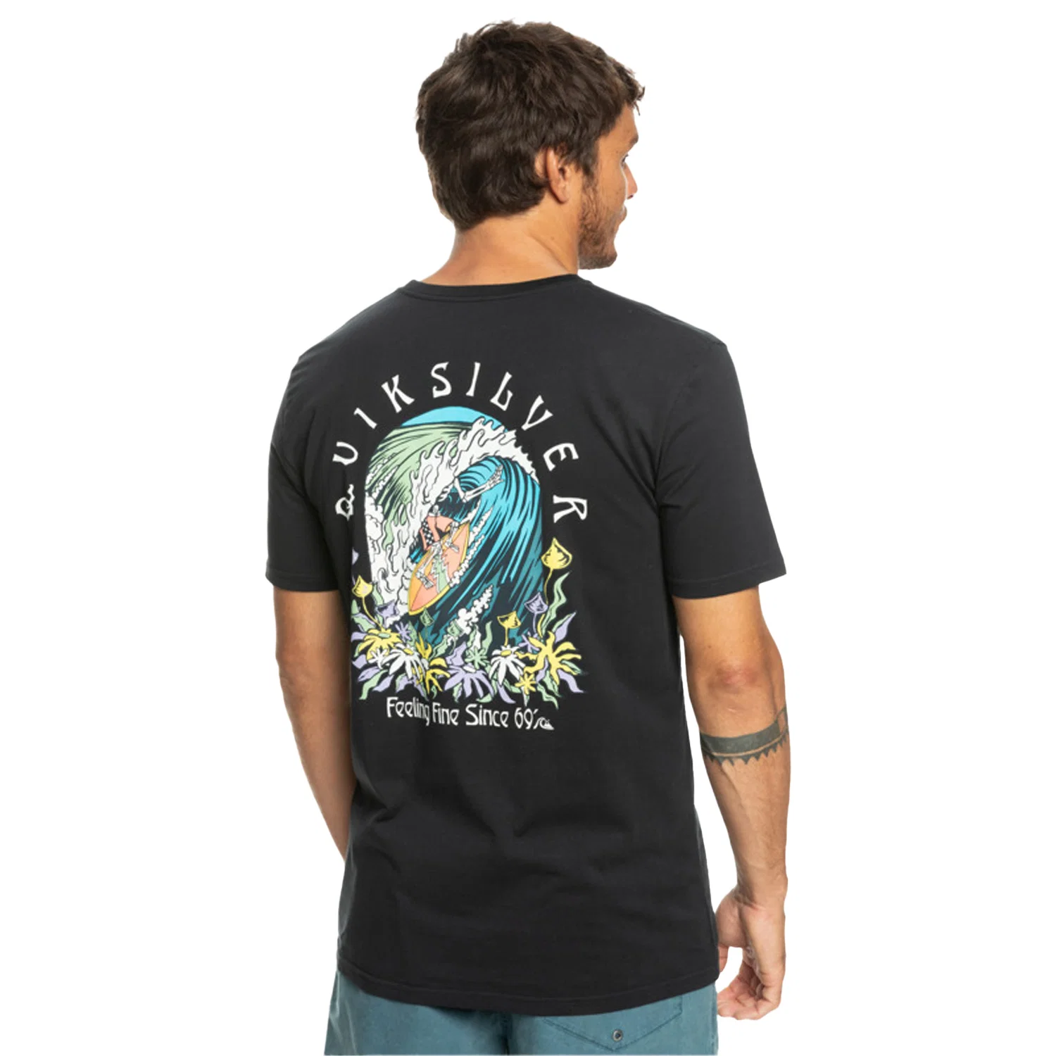 Quiksilver Originalbarrel Erkek Tişört — görsel 3