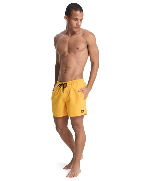Quiksilver Everyday Solid Volley 15 Erkek Sarı Deniz Şortu — görsel 3