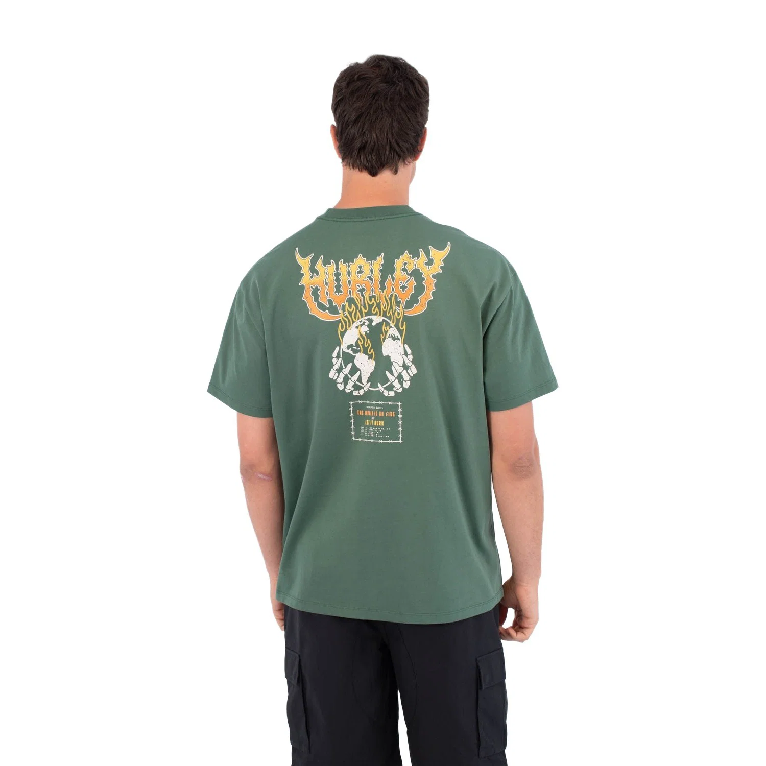 Hurley Erkek Kısa Kollu Tişört — görsel 5