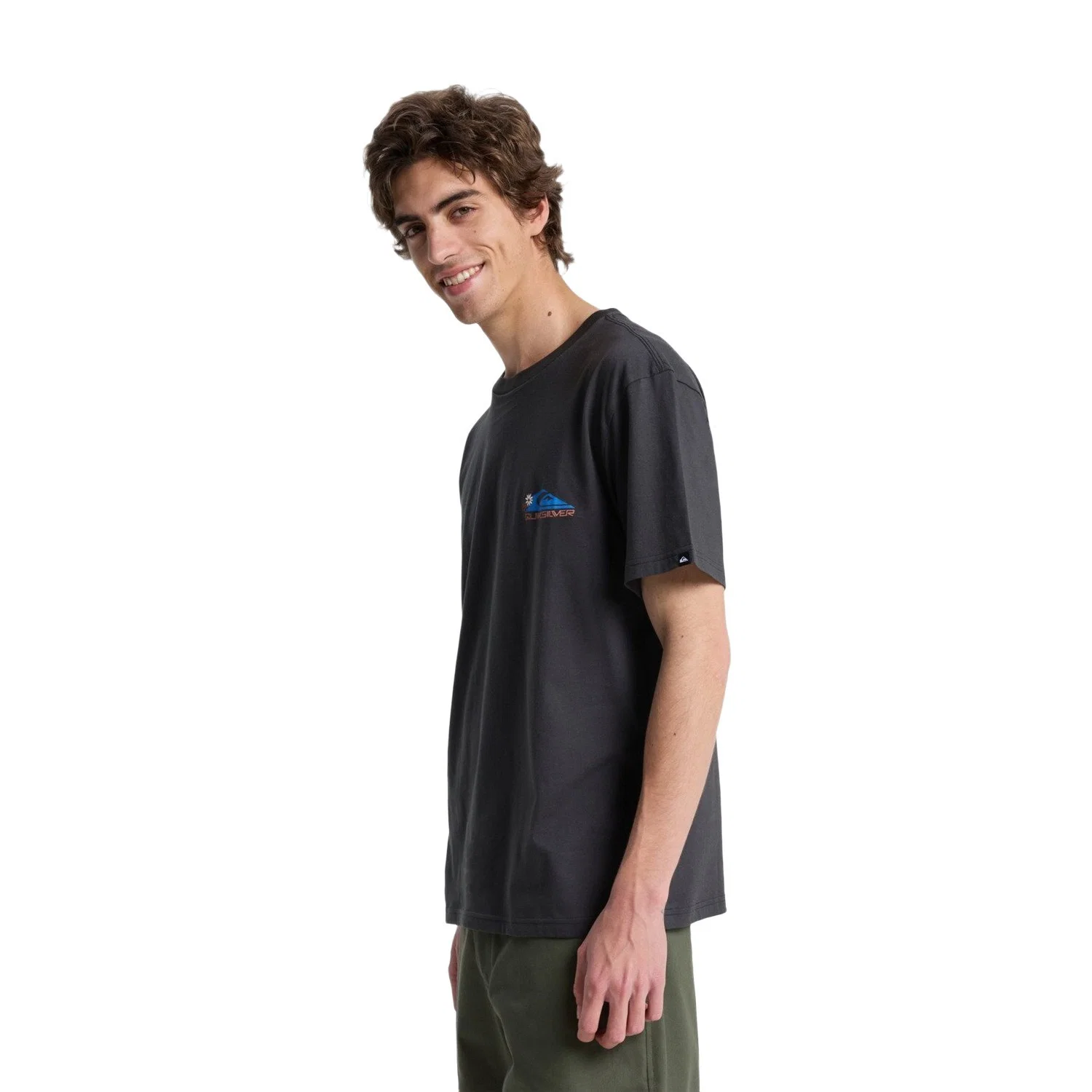 Quiksilver Ev Barrel Parad Erkek Gri Tişört
