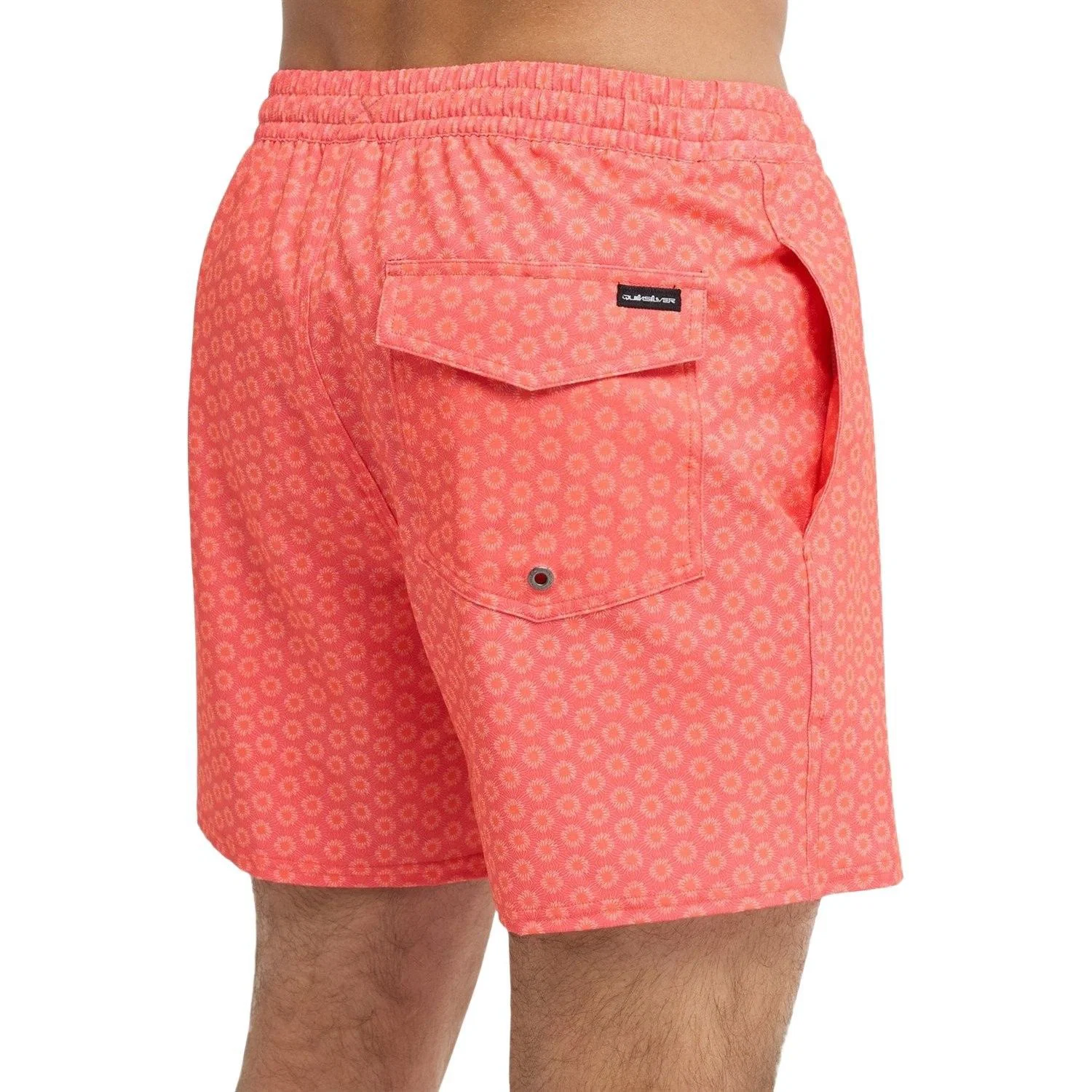 Quiksilver Stretch Printed Volley 16" Erkek Deniz Şortu - Turuncu — görsel 3