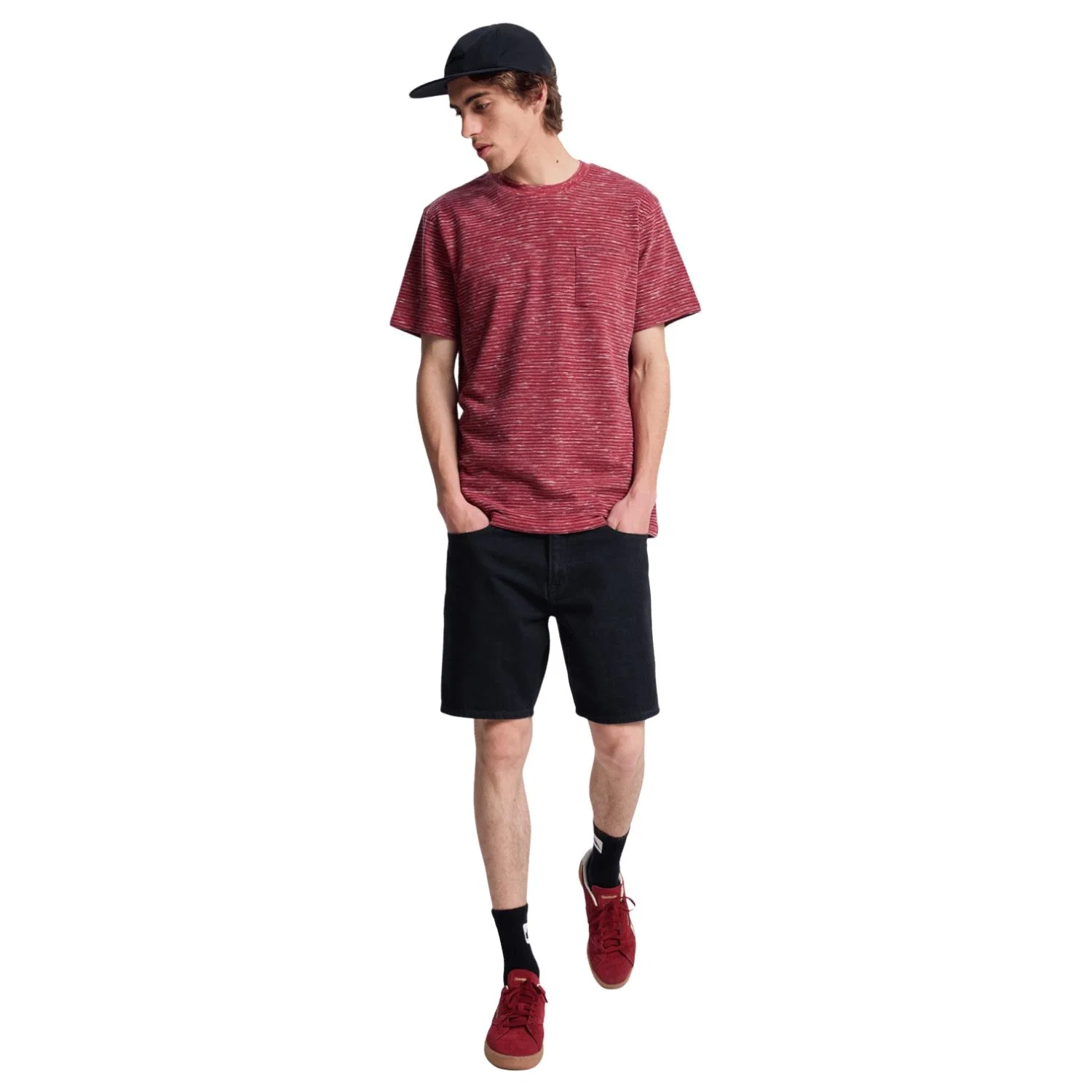 Quiksilver Lopaz Striped Pocket Erkek Kısa Kollu Tişört — görsel 4