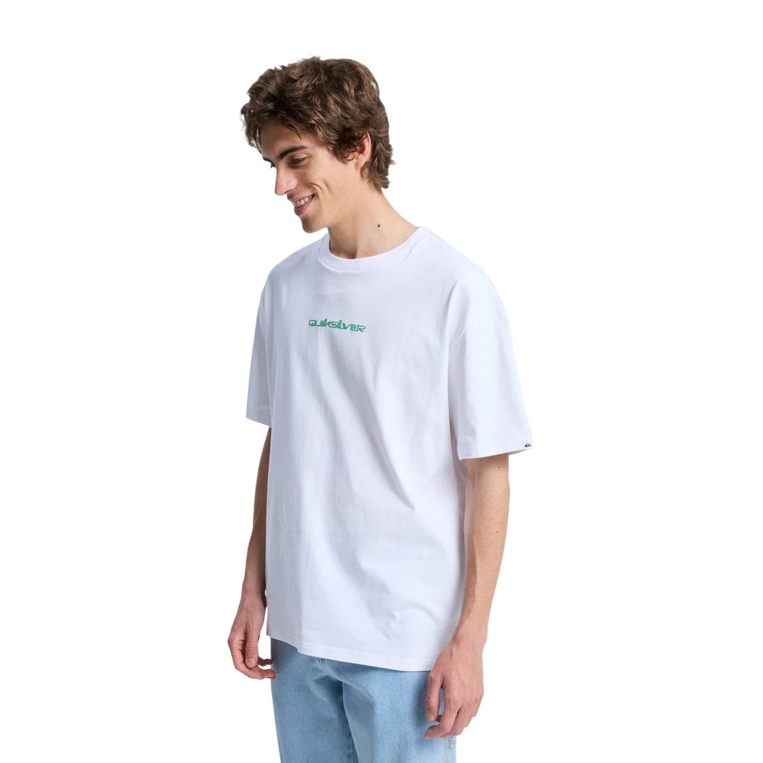 Quiksilver Fractured Wave Erkek Beyaz Kısa Kollu Tişört — görsel 2