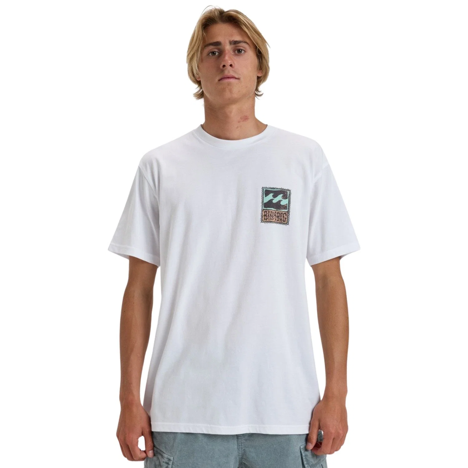 Billabong Stamp Erkek Beyaz Kısa Kollu Tişört