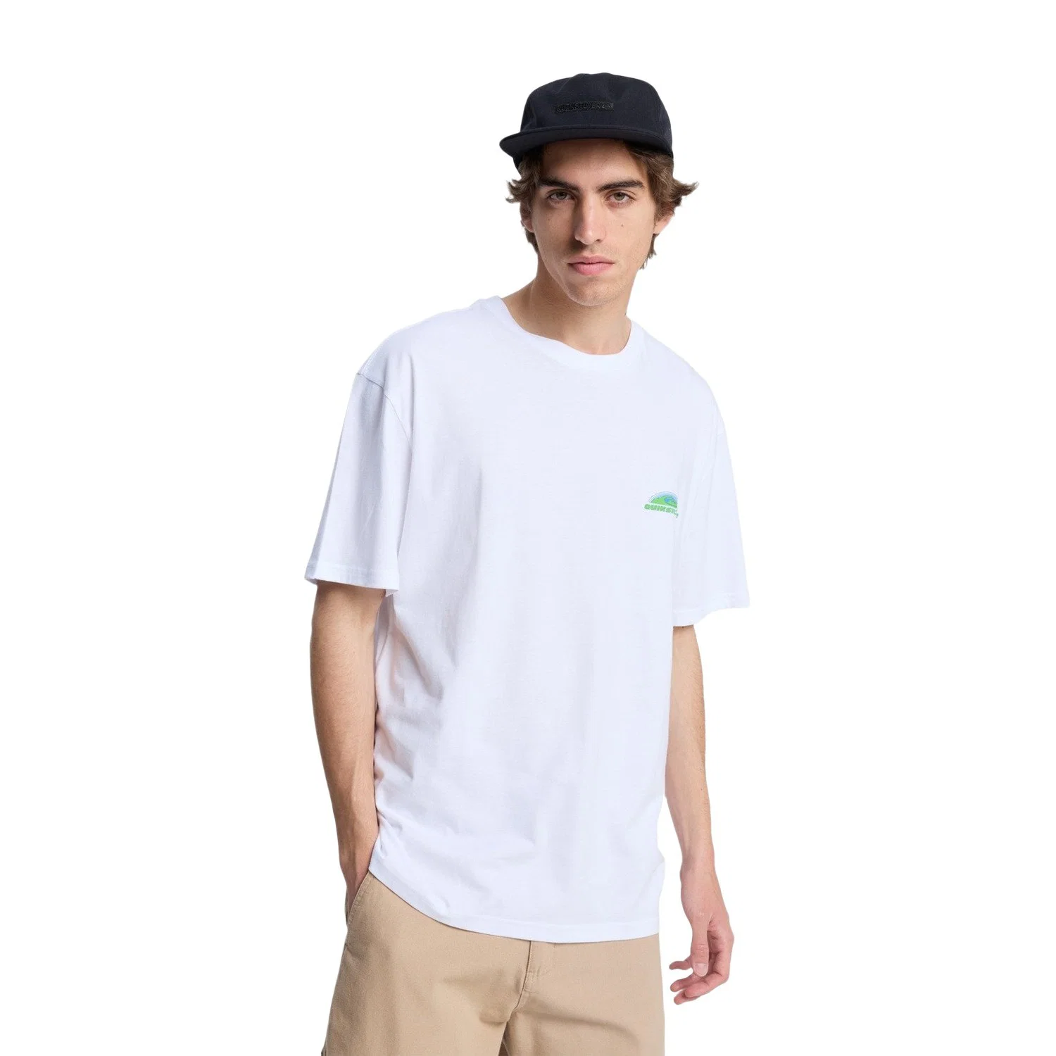 Quiksilver EV Fade Spectrum Erkek Beyaz Kısa Kollu Tişört