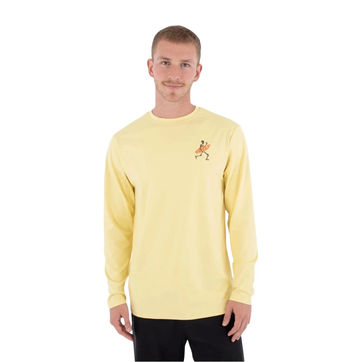 Hurley Erkek Regular Flamengue Uzun Kollu Rash Vest