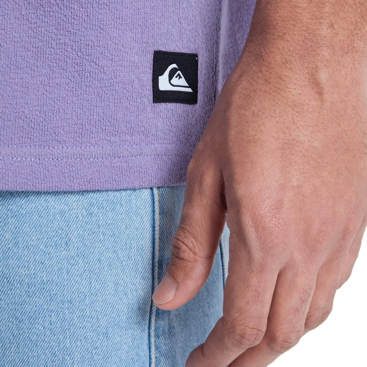 Quiksilver Bayi Erkek Mor Tişört — görsel 3