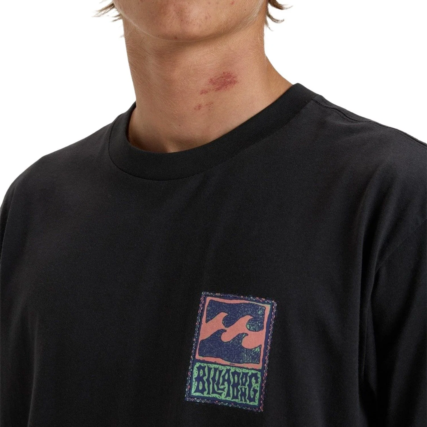 Billabong Stamp Erkek Siyah Kısa Kollu Tişört — görsel 3