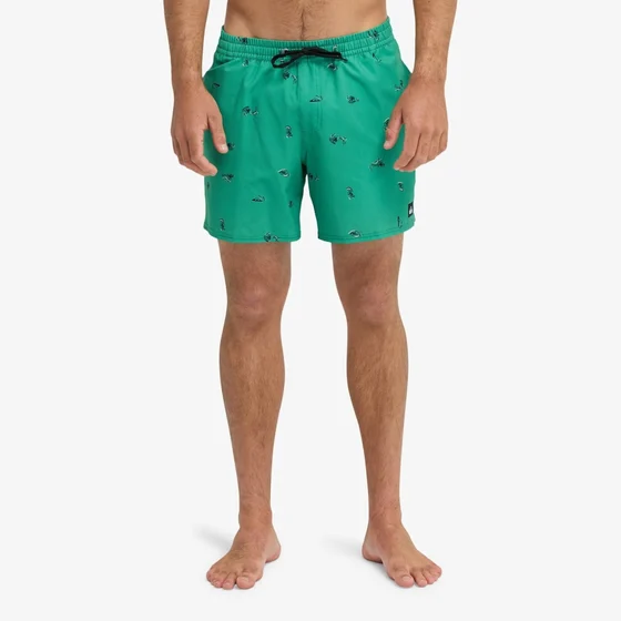 Quiksilver Stretch Printed Erkek Volley Şort