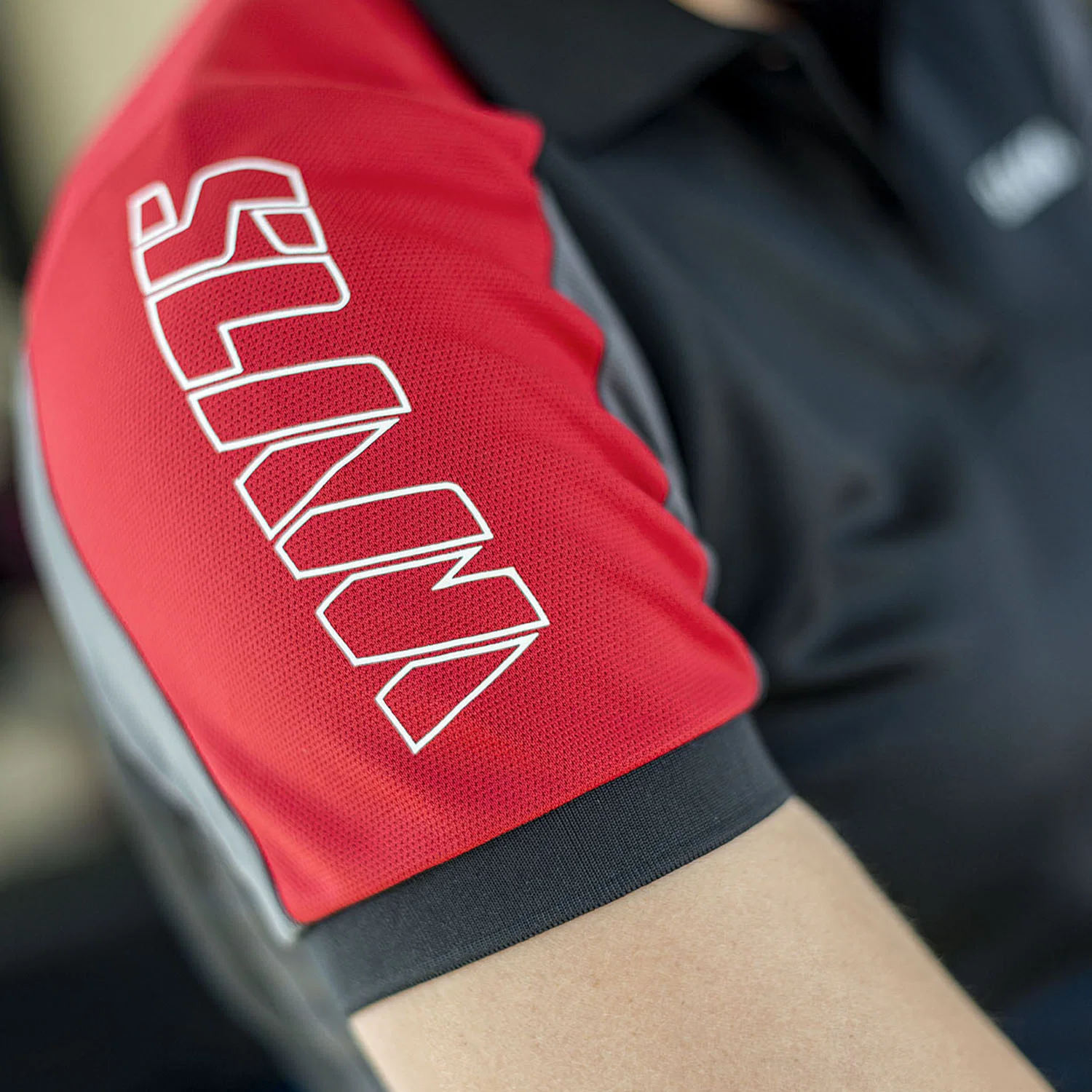 Slam Act Ws Logo Tactel Polo Kadın Polo Tişört - Siyah — görsel 6