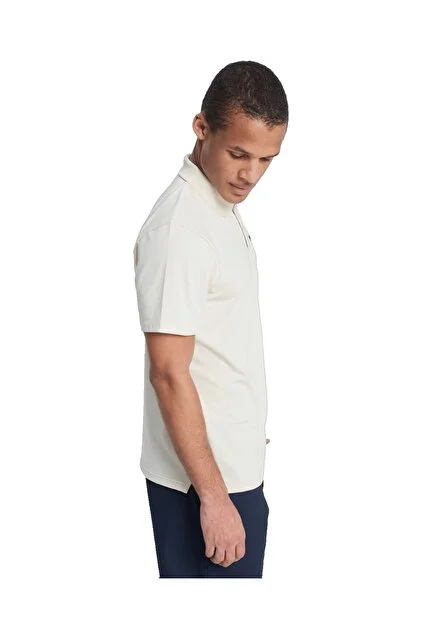 Quiksilver Erkek Beyaz Polo Streç Tişört — görsel 4