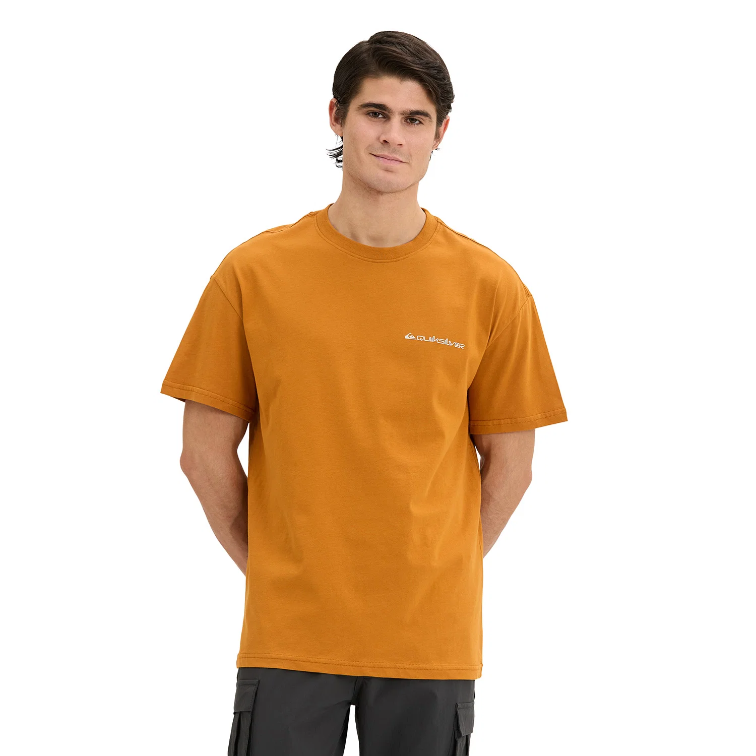 Quiksilver Touchdown Tee Erkek Tişört - Hardal — görsel 2