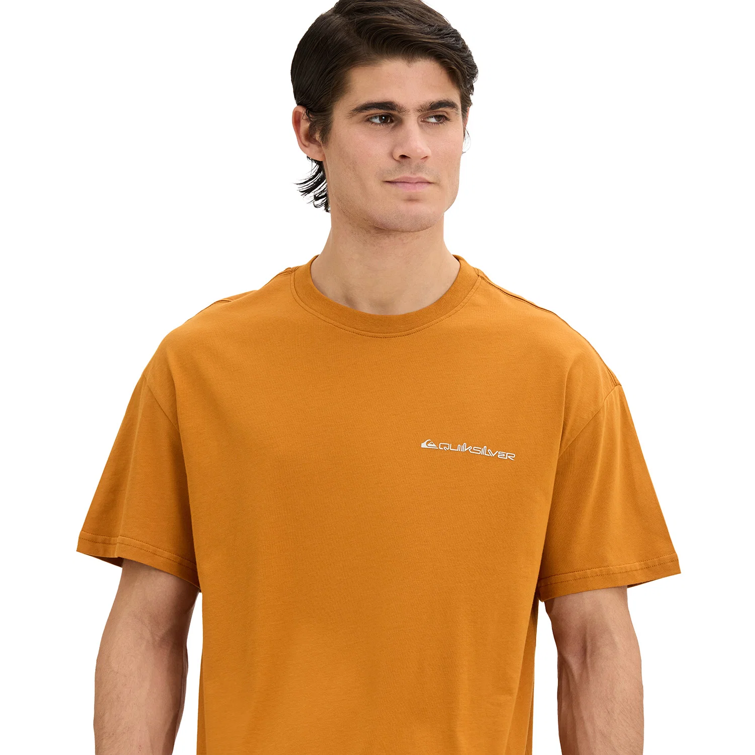 Quiksilver Touchdown Tee Erkek Tişört - Hardal — görsel 4