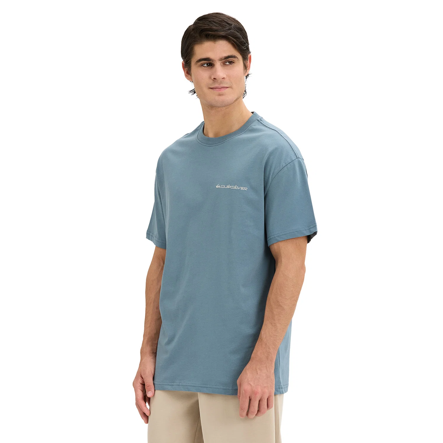Quiksilver Touchdown Tee Erkek Tişört - Açık Mavi — görsel 3